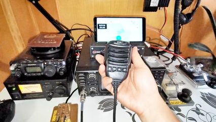 威諾N7500車載電臺通電連上手機,不僅能上中繼還能全國網絡對講